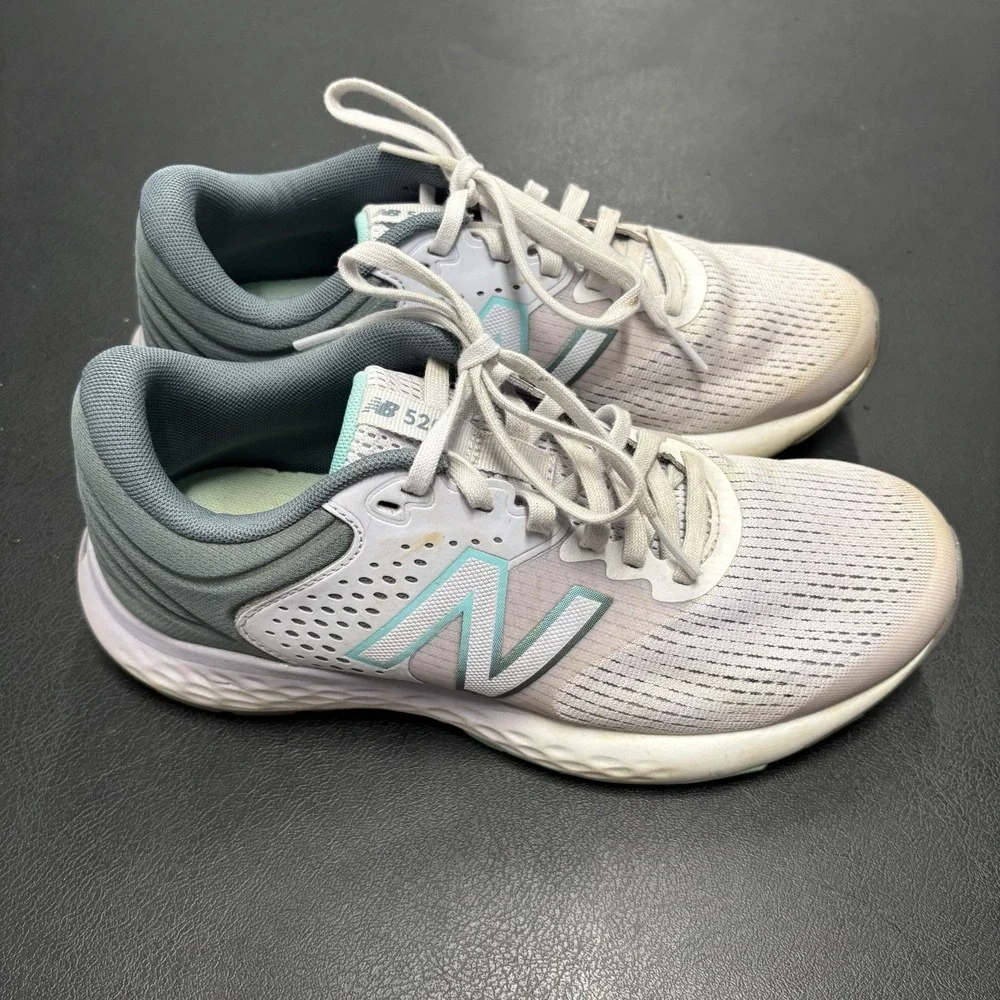 New Balance Womens 520v7 Running Shoes Size‎ 8 White Purple